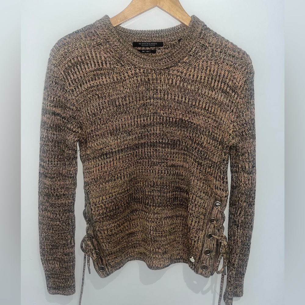 Scott & Soda sweater size XS brown gray